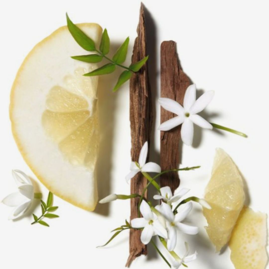 White flowers Candle